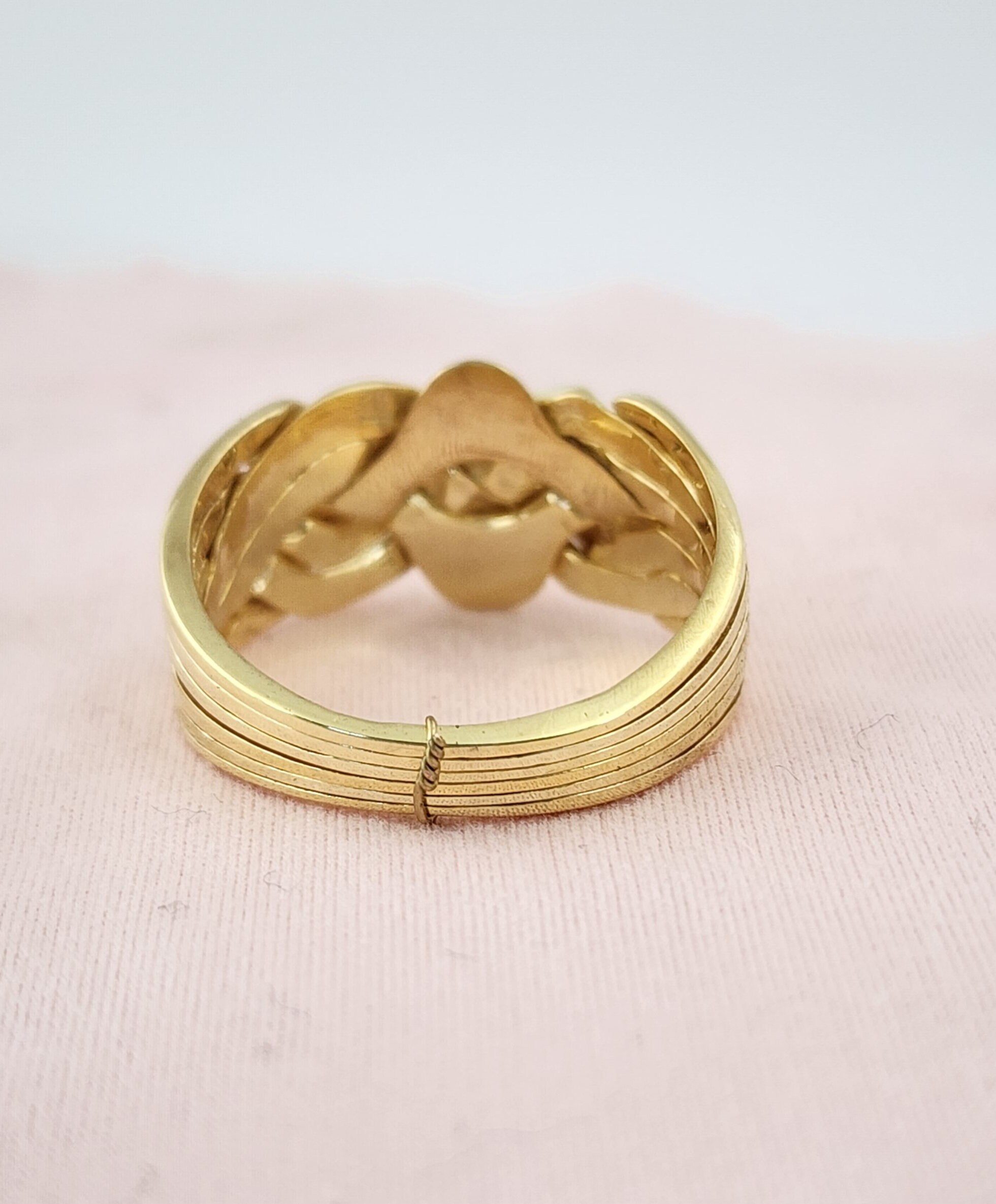 Ladies 6 Band Puzzle Ring. 14K Yellow Gold Puzzle Ring. Etsy