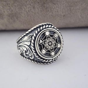 Archanioł Metatron Anioł Życia Pierścień Pieczęci, Salomon Kabała Amulet Talizman Okultystyczny Zaklęcie