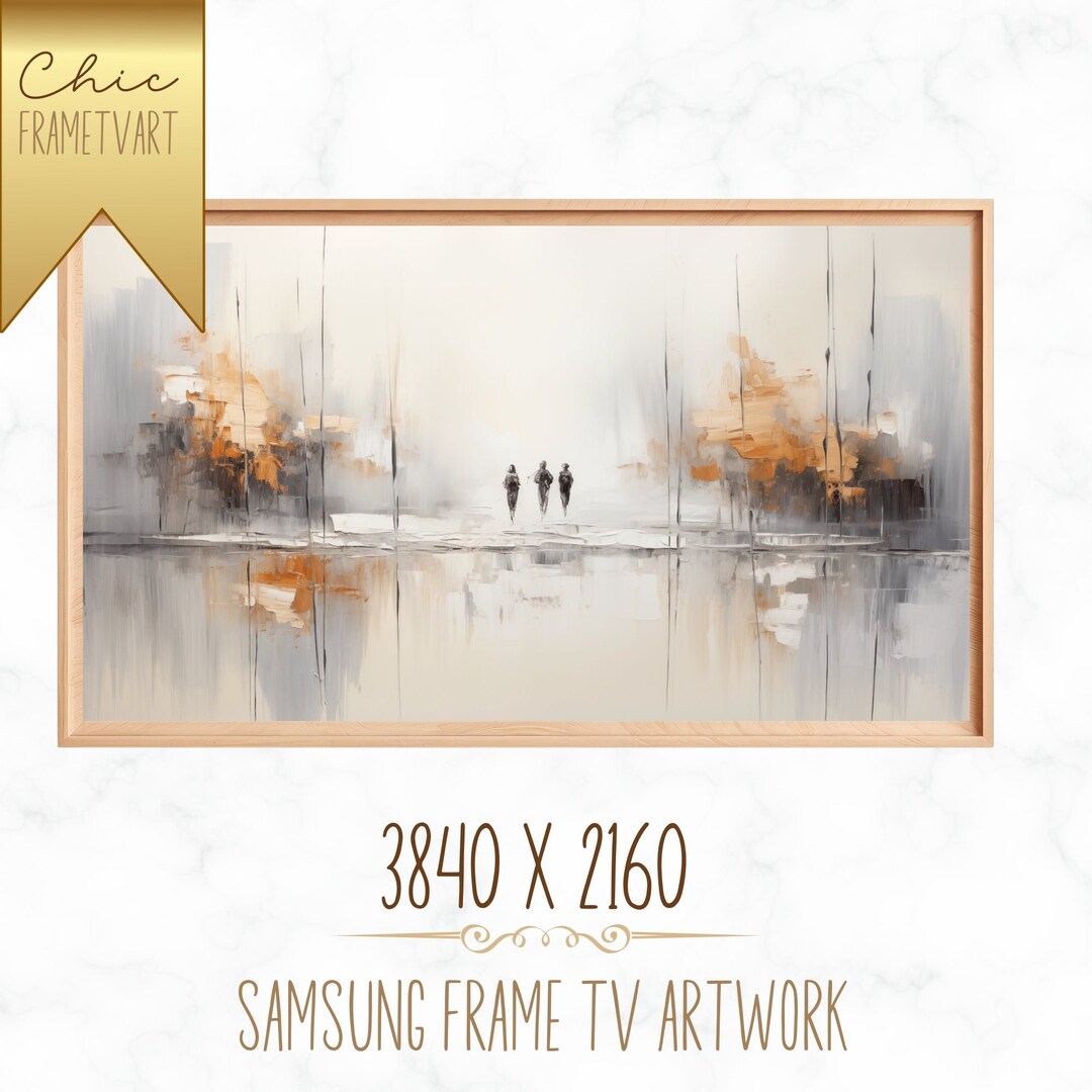 Abstract Samsung Frame TV Art Landscape Autumn Samsung Art TV Digital