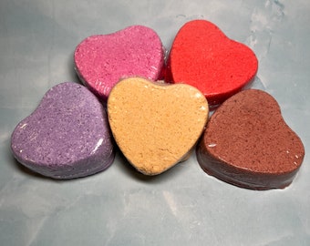 Heart Shaped Bath Bombs