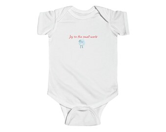 Cute Christmas Infant Fine Jersey Bodysuit for Holidays