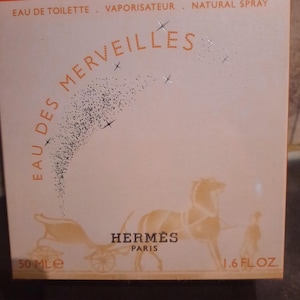 l Eau Des Merveilles Hermes Eau de Parfum 50ml Vintage Marvelous perfume