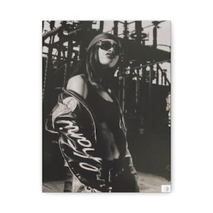 Aaliyah &quot;Just Another Girl&quot; Canvas Print