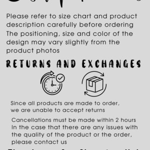 May include: A gray graphic with the text "Shop Policies" and other text regarding returns and exchanges. The text also includes "Thank you for Choosing Us!" and the KWS Vision Designs logo.