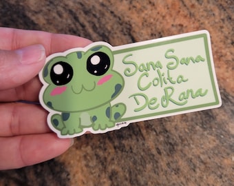 Sana Sana Colita De Rana - Hispanic - Latine - Rhyme - Cute - Culture Inspired Stickers