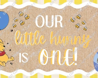 Winnie Birthday Banner | DIGITAL FILE