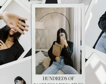 FACELESS MEDIA | hundreds of files for men & women, aesthetic faceless media, photos, videos, reels, instagram stories