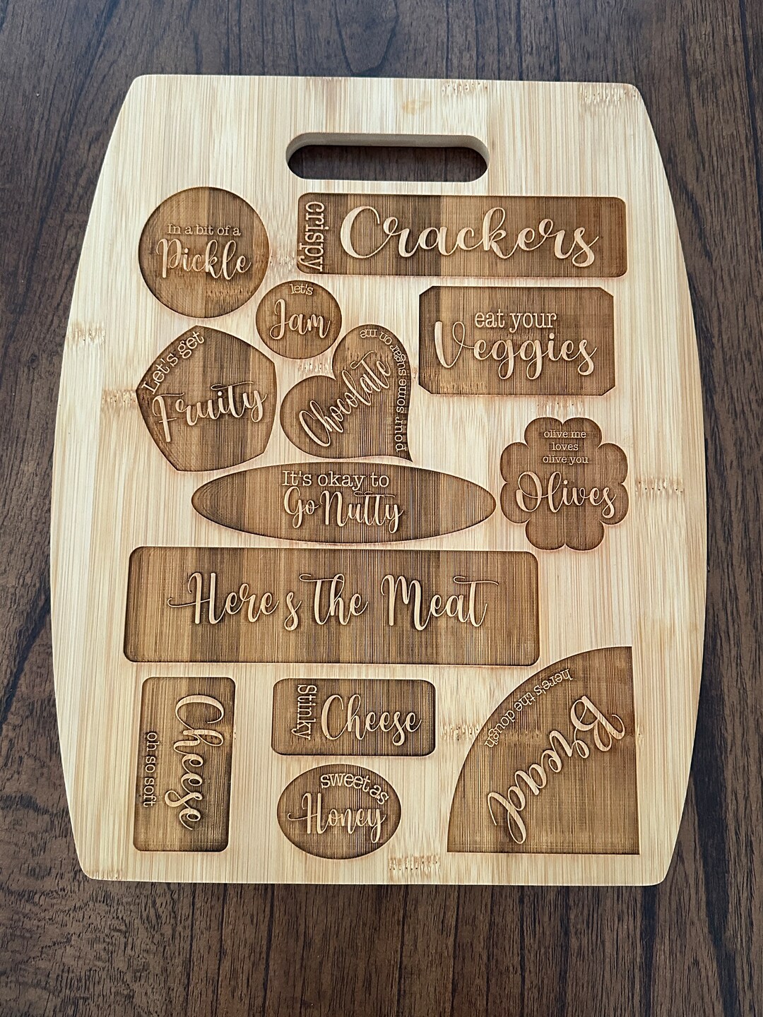 Charcuterie Board With Labels - Etsy