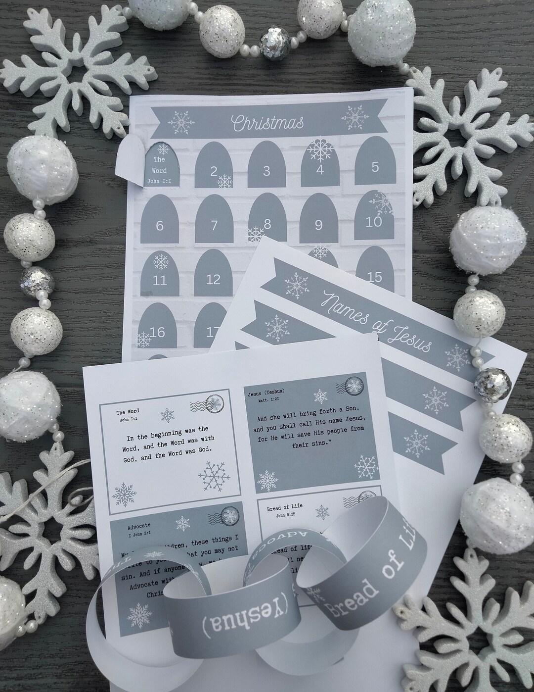 Names of Jesus Advent Calendar Bundle Etsy