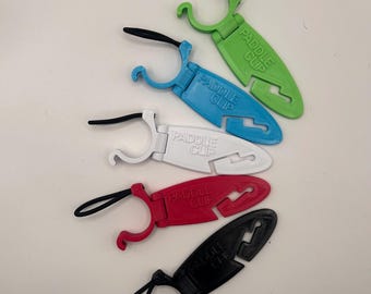 Paire de clips de pagaie pour kayak et planche à pagaie (garantie à vie)