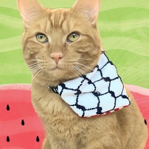 Kufiya Keffiyeh Pet Bandana Collar Palestine Jordan Scarf image 3