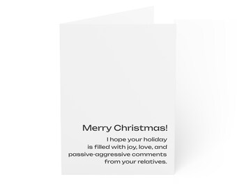 Season's Greetings: Embrace Joy, Love, and Subtly Sassy Family Reunions with Our Christmas Card