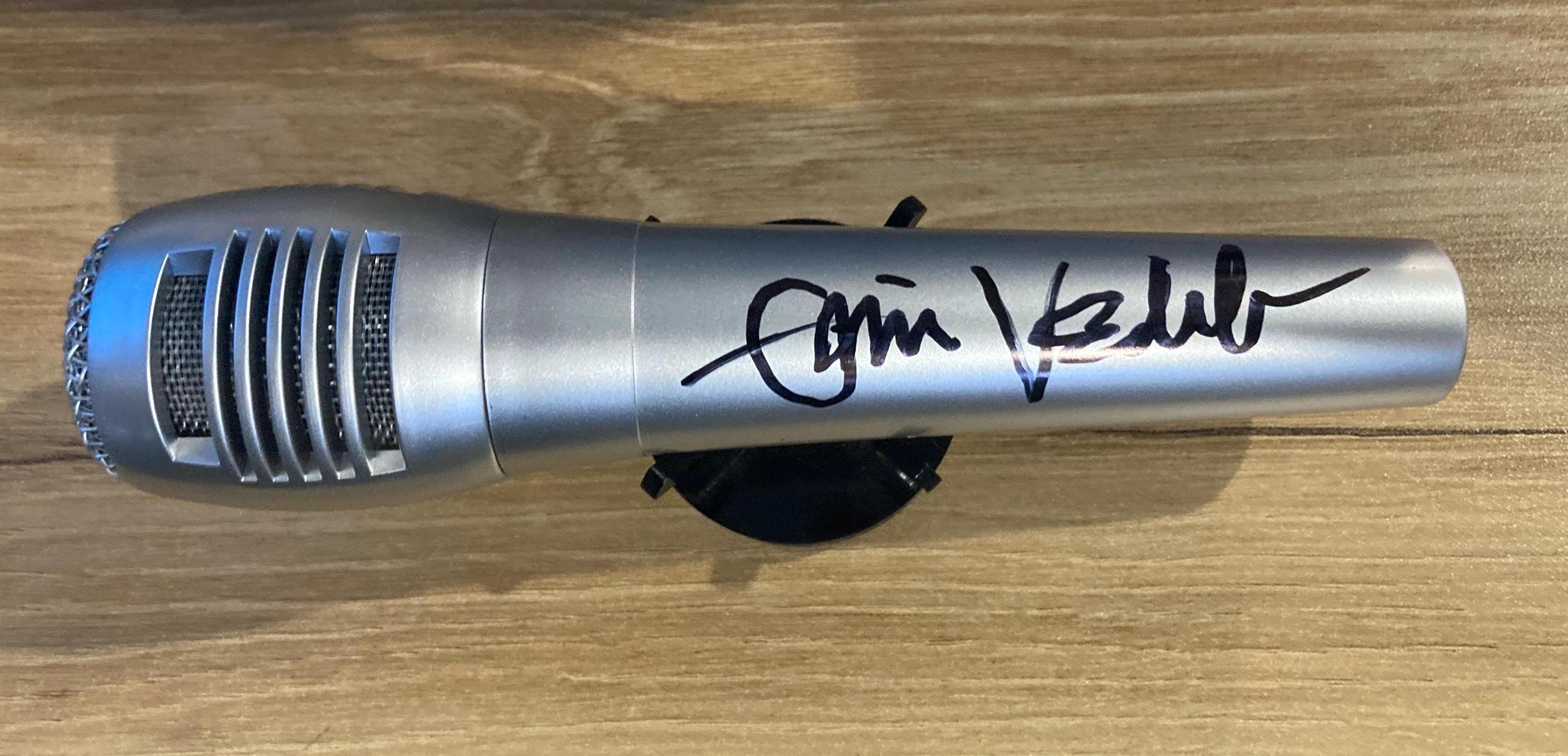 Eddie Vedder Pearl Jam Signed Microphone COA Hologram - Etsy