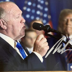 Tom Homan US Border Czar Signed 8x10 Photo COA & Hologram