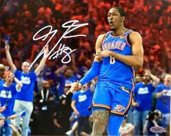 直筆サイン入り写真 デニス・シュレーダー オクラホマシティ・サンダーSA鑑定済 直筆サイン入り写真 デニス・シュレーダー オクラホマシティ・サンダー