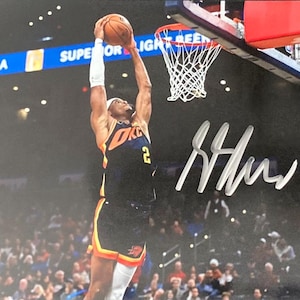 Shai Gilgeous-Alexander Oklahoma City Thunder Signed NBA 8x10 Photo COA & Hologram