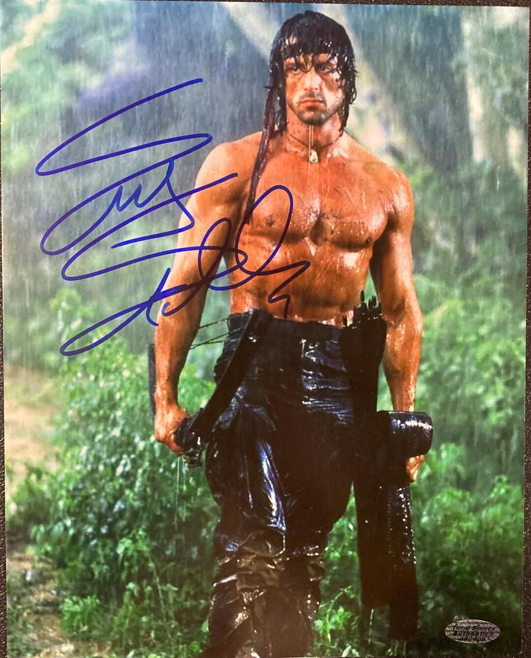 Sylvester Stallone Signed Rambo 8x10 Photo COA & Hologram - Etsy