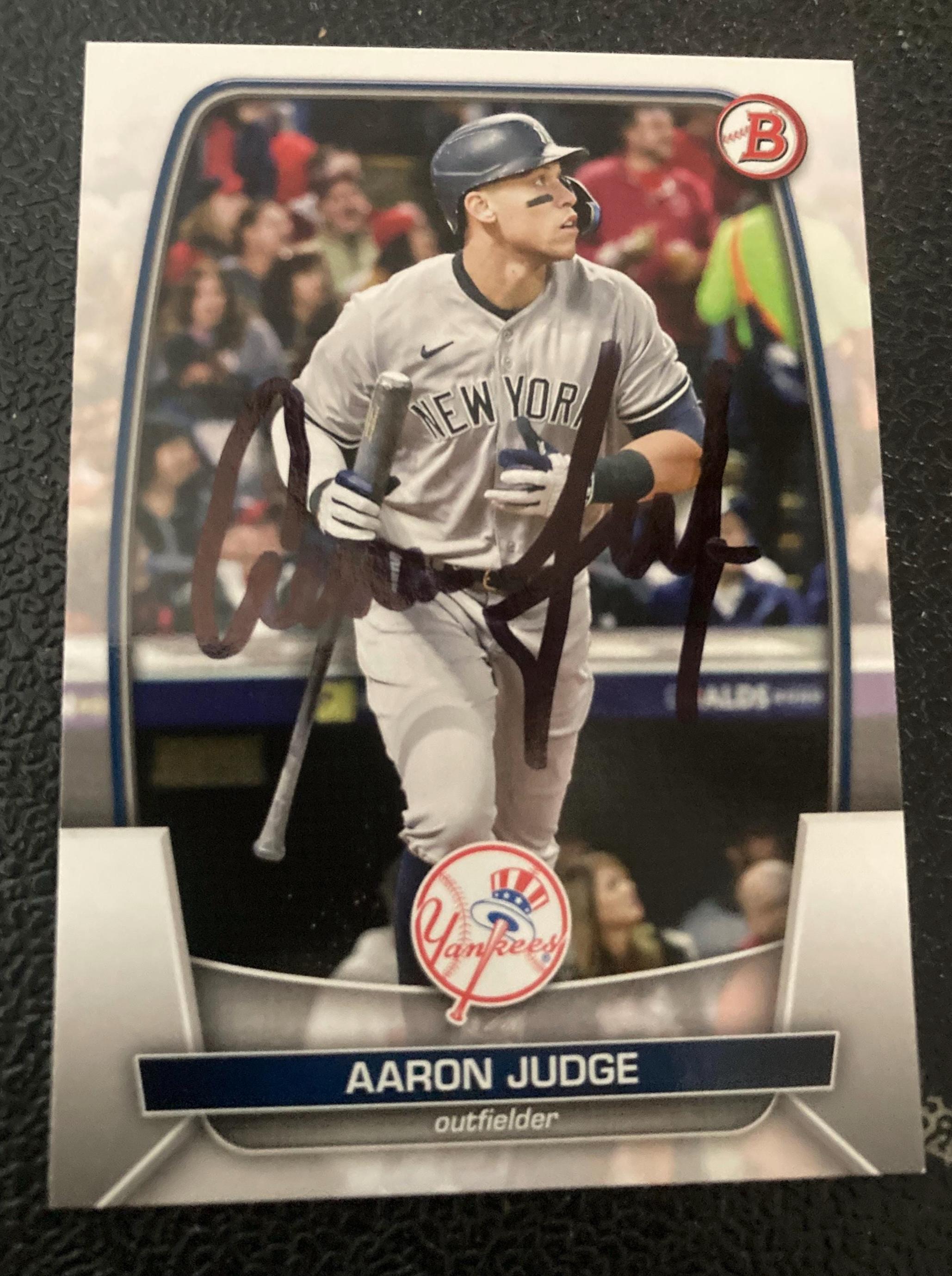 アーロン・ジャッジ直筆サイン入りニューヨーク・ヤンキース MLB