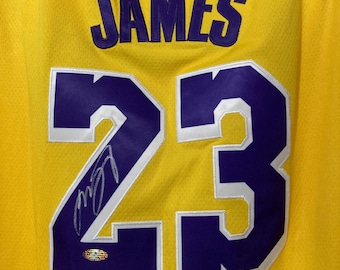 LeBron James Los Angeles Lakers Signed NBA #23 Jersey COA & Hologram