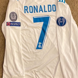 Cristiano Ronaldo Signed #7 Real Madrid Jersey COA Hologram