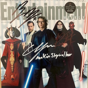 Hayden Christensen Ewan McGregor Ray Park Signed Star Wars 8x10 Photo COA & Hologram