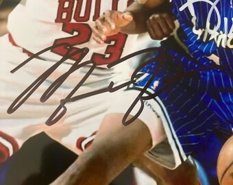 マイケル・ジョーダン ペニー・ハーダウェイ ブルズ対マジック サイン