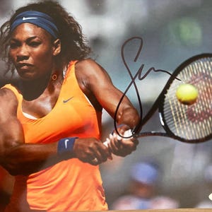 Serena Williams Signed 8x10 Tennis Photo COA & Hologram