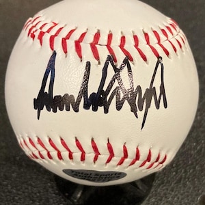 Donald Trump 45th, 47th President Signed Baseball COA & Hologram
