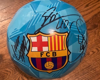 リオネル・メッシ直筆サイン入りバルセロナFCサッカーボール COA リオネル・メッシ直筆サイン入りバルセロナFCサッカーボール COA