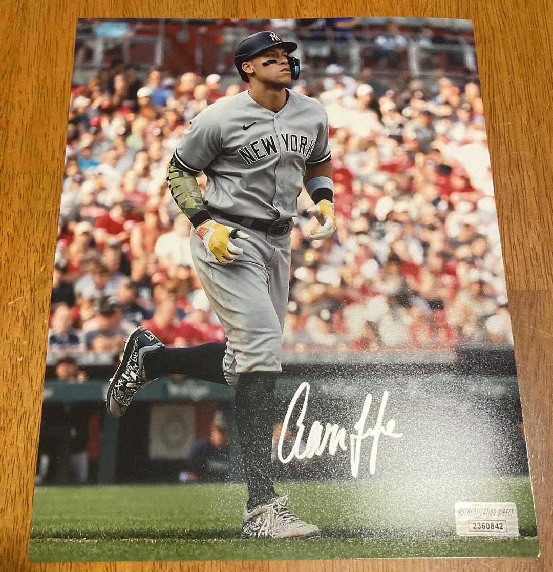 Aaron Judge Signed New York Yankees 8x10 Photo COA & Hologram - Etsy