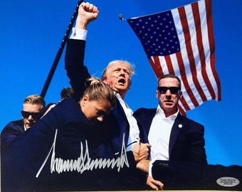 ドナルド・トランプの直筆サインカード（証明書付き） - Etsy 日本