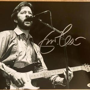 Eric Clapton Signed Rock Music Superstar 8x10 Photo COA & Hologram