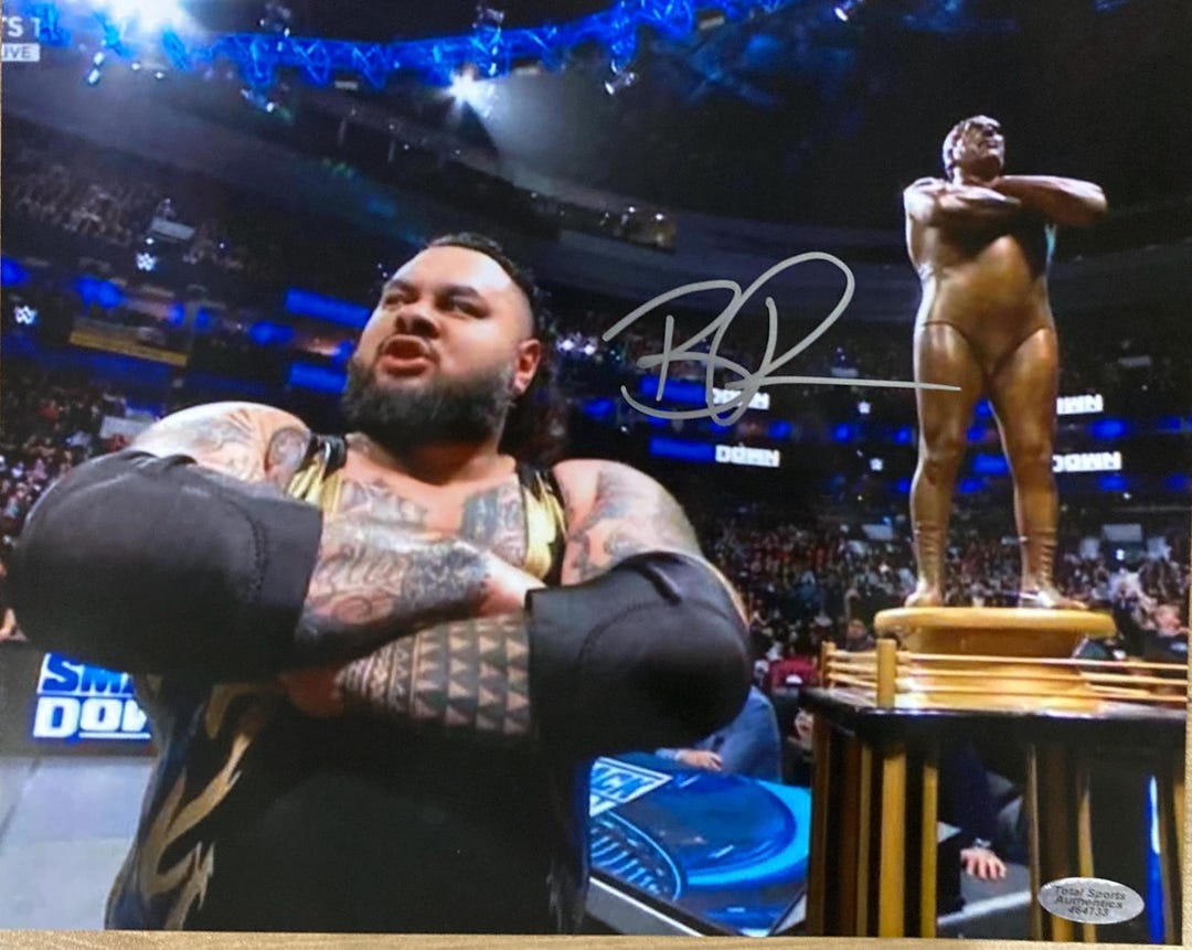 Bronson Reed Signed WWE 8x10 Photo COA Hologram - Etsy