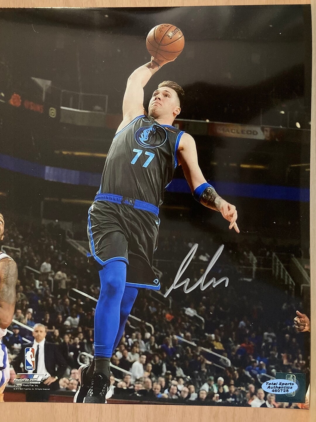 Luka Doncic #77 Autographed Photograph LA Lakers 8x10 Signed COA