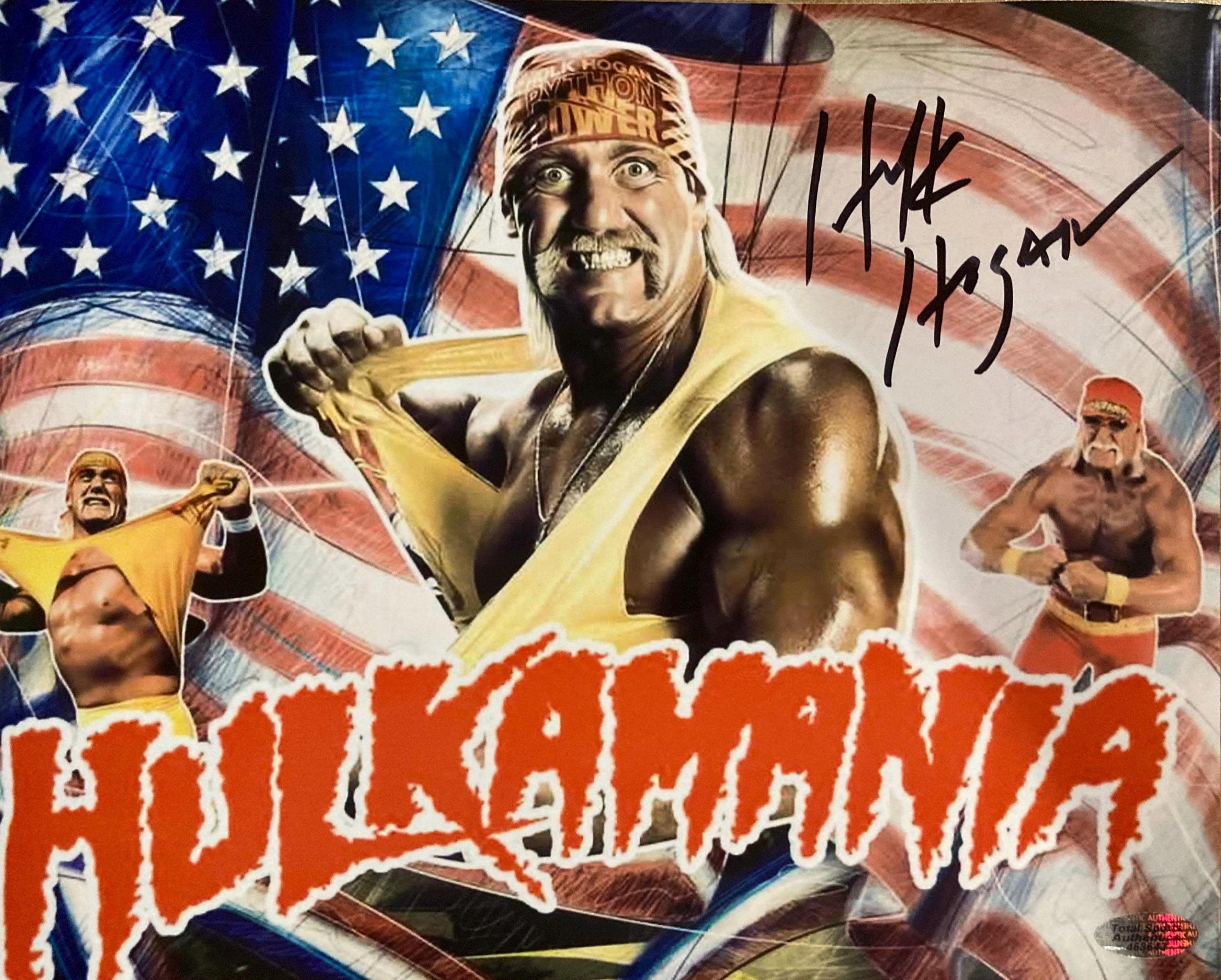 ハルク・ホーガン直筆サイン入りWWE 8x10写真 COA & ホログラム - Etsy