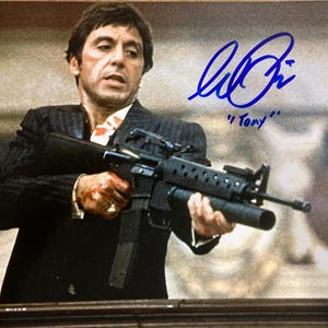 Al Pacino Signed Scarface 8x10 Photo COA