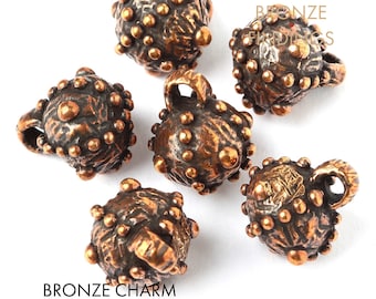 Artisan rustic charm bronze jewelry findings