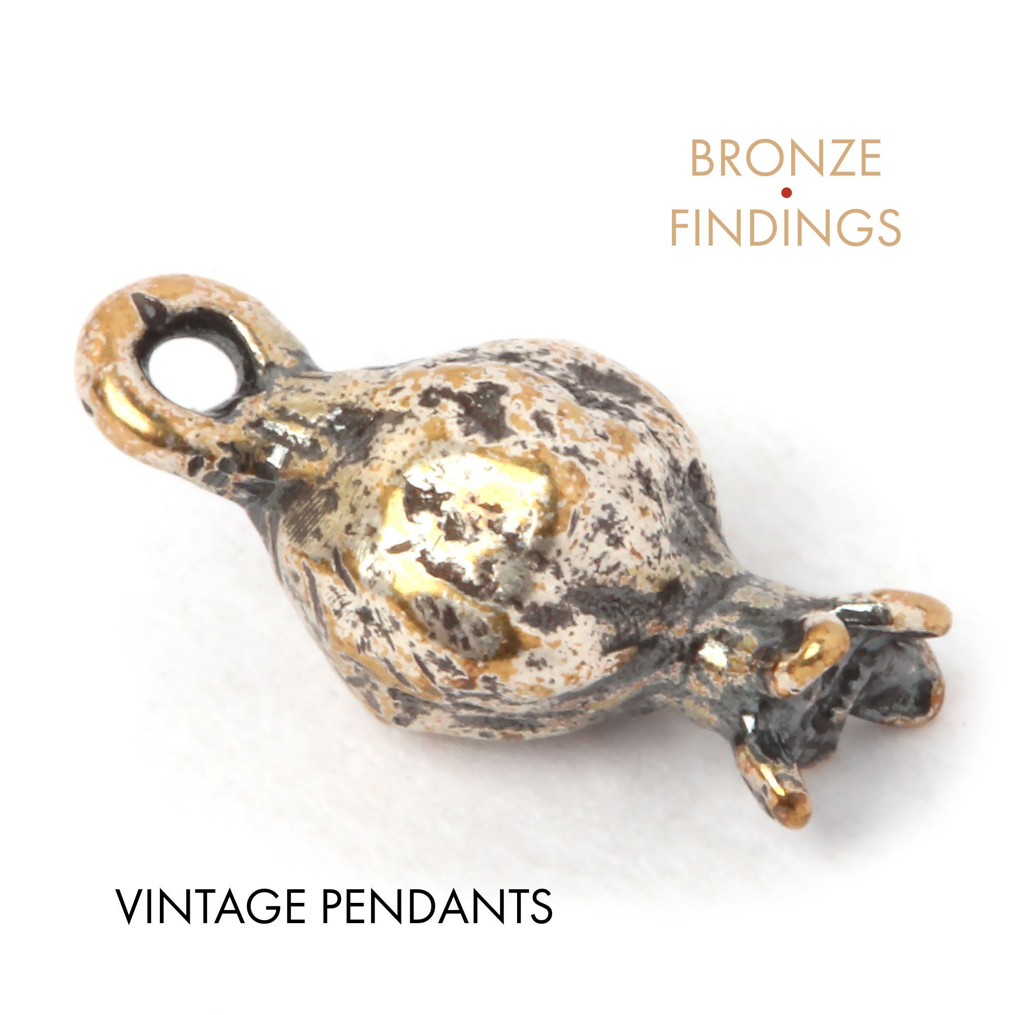 Bulk Charms 1/4lb Antique Bronze Assorted Charms - L1032