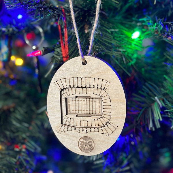 CSU Stadium Christmas Ornament