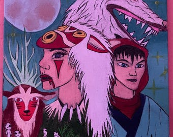 Fan art de La princesa Mononoke