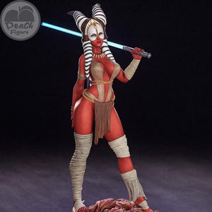 Shaak Ti | Unpainted Display Figure Kit | 160mm Scale | 18+ NSFW | Fan Art | Peach Figure