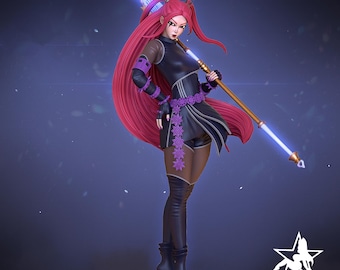 KPop Hunter Mira | Unpainted Display Figure Kit | OXO3D Figures