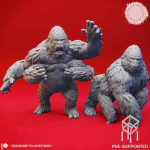 Girallon from Chult Jungle | 3D Printed Miniature | D&D | Yasashii Kyojin