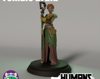 Miniatur Druide. Resin Mini, D&D, Dungeons and Dragons, Pathfinders, Tenda Ork Studio