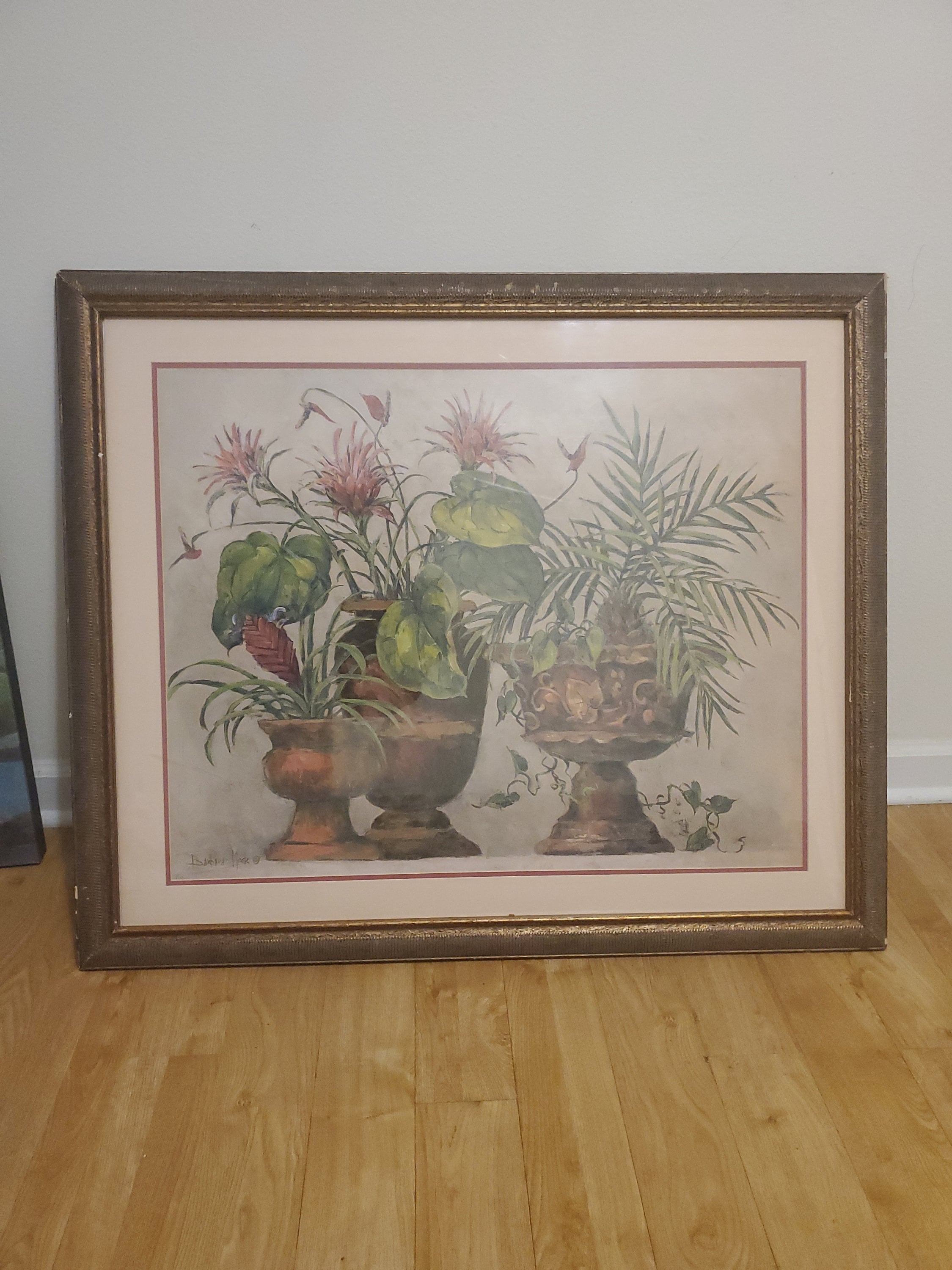 A Framed 38 X 32 Print 