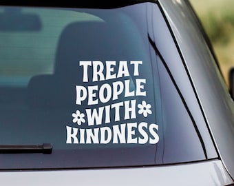 Inspirational Kindness Decal, Gift Kindly, Cute Kindness Car Decal, Kindness Inspired Gifts, Teaching Kindness, Spread Kindness Decals, TPWK