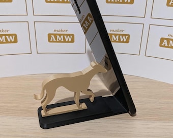 Whippet - Phone Stand - Animal Dog shaped Phone Holder - Various colour options