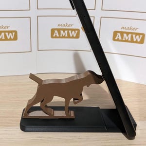 Vizsla - Supporto per telefono - Supporto per telefono a forma di cane da caccia ungherese - Varie opzioni di colore