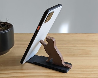 Labrador - Phone Stand - Animal Dog shaped Phone Holder - Various colour options