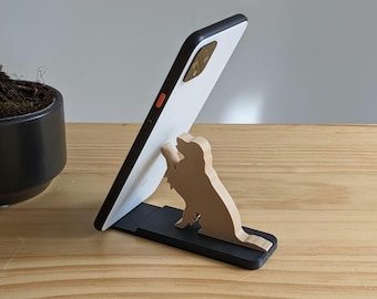 Golden Retriever - Phone Stand - Animal Dog shaped Phone Holder - Various colour options